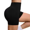 Shorts de Yoga de Cintura Alta Levanta Glúteos, Secado Rápido, Absorbente de Sudor, Sensación de Segunda Piel, Color Sólido, Transpirable, Deportes Running Fitness al por Mayor, Alta Elasticidad