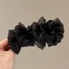 Pinza de plátano voluminizadora grande, pinza vertical, pinza para el pelo de lunares de moda coreana para mujer, accesorio para el pelo de lujo ligero de alta gama