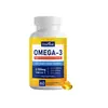 Cápsulas Macias Docteat Ômega-3 com Ingredientes Suaves para Concentração Aprimorada e Cápsulas Diárias Portáteis de Cuidado Corporal
