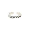 Anillo Vintage Moda Mujer Personalizado Versátil Estilo Hong Kong Anillo Antiguo Anillo Nota Saltarina Mujer Abierto Ajustable