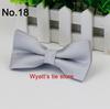 Estilo coreano cor sólida dos homens Silver Point Bow Tie sul-coreano de seda casamento Bow Tie Dress Business Bow
