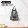 Bolsa Colgante Multifuncional para Almacenamiento de Frutas y Verduras de Cocina Portátil para Llevar en la Mano Jengibre Ajo Cebolla Bolsa de Almacenamiento Transparente con Recorte QC