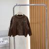 Xian Ao 2023 Otoño Nueva Ropa Infantil Niños y Niñas Suéter Versátil Tejido Retorcido Retro Suéter Superior Infantil