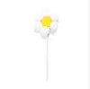 Decoração de Bolo de Confeitaria Pompons Fofos para Meninas Plug-in Pequena Flor Cartão Festa de Aniversário Sobremesa Acessórios para Vestir