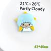 Caja de Almacenamiento con Cabeza de Gato Parche Dky Portalápices Vaso para Cepillo de Dientes Accesorios Decorativos DIY Cabeza de Gato Kt Pegamento Cremoso DIY Melody