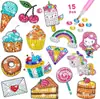 Venta caliente transfronteriza nuevo animal sirena 5D Niños DIY Pintura de Diamantes pegatinas aleatorias pegatinas de punto de diamante fábrica