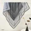 Novedades en Stock: Pañuelo Cuadrado de Algodón de Seda Estampado de 70 cm con Patrón Floral Francés Vintage, Chal Pequeño Delgado, Disponible al por Mayor