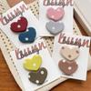 Serie Dulzura pequeño amor niña pequeña pinza para el pelo coreana linda simple versátil accesorios para el pelo de niña pinza para el pelo