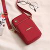 2022 nueva bolsa portátil para teléfono móvil de mujer ligera simple con múltiples compartimentos moda bolsa de mujer mini bolsa multiusos para mujer