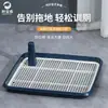 Inodoro para perros grandes, diseño plano extragrande, a prueba de salpicaduras, viene con un soporte, inodoro lavable para mascotas, envío gratis