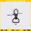 Venta directa de fábrica de cierres de gancho de aleación de zinc, cierres para perros, ganchos de boca de pez, cierres de boca de pez de metal con resorte, llaveros, cierres de langosta