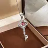 Aliexpress Mais Vendido Seiko Transfer Coração Formato de Cabaça Conjunto Completo Moda Corrente da Clavícula Micro-Incrustada Versátil Seiko Colar