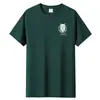 Camiseta de manga corta para hombre de algodón de fibra larga algodón casual pareja Estudiante cuello redondo media manga holgada talla grande top básico