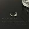 Xiaohongshu mismo estilo estilo cool simple encantador anillo de circón diseño nicho estilo exquisito de alta gama joyería al por mayor
