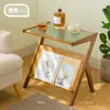 Mesa de Cabeceira Personalizável, Rack de Armazenamento Moderno Simples, Gabinete Pequeno, Armazenamento de Gabinete de Cabeceira, Mesa Lateral para Quarto de Aluguel, Madeira Maciça
