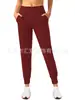 Pantalones de Chándal Europeos y Americanos Transfronterizos para Mujer con Bolsillo con Cremallera Cintura Alta Pantalones Deportivos Fitness Yoga Pantalones Deportivos Casuales para Mujer