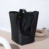 Bolso Diseño Nicho de Alta Gama Bolso de Cubo de Cuero Bolso de Mano para Mujer Versátil Estilo Occidental Lujo Ligero Gran Capacidad Bolso Bandolera