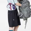 Shorts Masculino de Verão com Estampa de Bolhas Roxas, Secagem Rápida, para Esportes ao Ar Livre, Montanhismo, Praia, Modelo Solto, Casual, Comprimento Médio