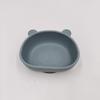Bol de Silicona con Forma de Osito para Bebé con Ventosa, Utensilios para Alimentar Bebés, Bol de Comida Complementaria de Panda de Dibujos Animados, En Stock Transfronterizo