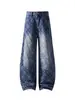 Novedad Otoño 2026 Estilo Americano Jeans de Mezclilla Cuadros Lavados S-2XL GK261143-P33