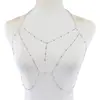 Cadena para el Cuerpo Sexy Joyería Corporal para Mujer Ajuste Vacaciones Cita Cruzada Aleación Plata Oro