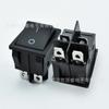 Interruptor tipo barco de doble polo Kcd4 Negro Fuente de alimentación para calentador Io 16A Interruptor basculante Certificado Americano Etl