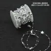 Corrente de Pérolas Shangjin 8+3mm Corrente Amor Estrela Sinfônica Bolsa Floral Flor Pérola Pingente Árvore de Natal Atacado