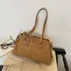 Bolso Maillard de Felpa Gamuzada para Mujer 2026 Nuevo Otoño Retro Bolso de Hombro Único para el Trabajo Bolso de Axila Exquisito Versátil