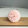 Cabeza de flor de bola transfronteriza, simulación de boda, flor de tenis de mesa, decoración de crisantemo, flor falsa, arreglo floral de mesa, fábrica de flores suaves