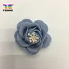 Acessórios de cabelo flor de couro estilo coreano DIY bolsa de tecido tridimensional flor Flor peça de flor flor couro sintético de microfibra
