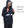 Capa de Chuva Refletiva e Calças de Chuva Conjunto Dividido Tecido Oxford À Prova de Inundações Pongee Traje de Chuva Ciclismo Tipo Dividido À Prova de Chuva Impermeável