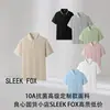 Camiseta de Manga Corta para Hombre de Verano Casual Cuello Polo Delgado Camisa Polo Manga Corta Top de Negocios Camiseta Camisa para Persona de Mediana Edad