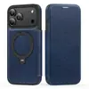 Adecuado para iPhone18Promax Succión Magnética Soporte Giratorio 360 grados Funda de Teléfono S26 Carga Inalámbrica Funda de Cuero tipo Flip