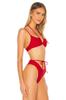 Traje de baño bikini dividido para mujer, bragas con almohadillas de pecho desmontables