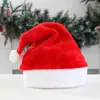 Gorro de Navidad de Peluche Gorro de Navidad Corto de Peluche Decoraciones Navideñas Fiesta de Navidad Disfraz Festivo Regalo