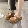 Sandalias Cerradas de Punta Suave Antideslizantes para Mujer, Moda Novedosa Primavera y Verano 2025, Nicho, Sencillas, Versátiles, para Casa y Exteriores