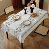 Mantel Bordado Tridimensional de Toalla Transfronterizo Mantel Moderno Simple para Mesa de Comedor Rectangular Venta al por Mayor Cubierta Doméstica Anti-quemaduras para Cabello