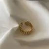 Coreia do Sul Dongdaemun Open chic Ring Feminino Personalidade Japonesa e Coreana Estudantes da moda Internet Celebridade Vento frio Joint Ring