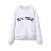 Comercio Exterior Transfronterizo de Amazon Ropa para Mujer Otoño 2025 Nuevo Estilo Europeo y Americano Moda Sudadera Simple Bordada con Texto para Mujer