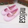2026 Sapatos Infantis Melissa Sapatilhas Infantis Cor Sólida Fosca Sapatos de Gelatina Sandálias para Meninas Sapatos Perfumados