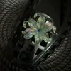 Acessórios de Flor de Sapato de Cristal Resistentes Estilo Coreano com Lantejoulas Bordadas, Franjas de Cristal Exquisite de Estilo Leve de Luxo