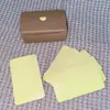 Tarjetas de Memoria de Palabras en Inglés, Papel para Tarjetas en Blanco, Tarjetas Pequeñas de Colores Hechas a Mano, Tarjetas de Mensaje Portátiles, Tarjetas de Memoria