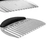 En stock: Cortador de Patatas Dentado de Acero Inoxidable, Cuchillo Ondulado Multifuncional para Verduras, Cortador Doméstico de Tiras de Patata