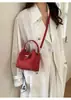 Bolso de mano para mujer transfronterizo, nuevo estilo coreano primavera-verano, bolso de hombro tipo cubo de moda con un toque de alta gama, bolso cruzado versátil