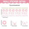 Nuevos Adhesivos de Azulejo Decoración de Pared para Habitación Infantil de Mariposa y Flor de Colores de Amazon Pegatinas de Transformación DIY para Armarios