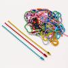 Accesorios deabalorios para hacer tú mismo: Anillos Colgantes Especiales, Anillos Abiertos, Broches de Langosta para Llaves, Cadenas de Cuentas, Cadenas de Cola, Componentes de Joyería Pintados de Colores