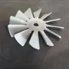 Aspa Ventilador Horno de Vapor Freidora de Aire 68 Izquierda Accesorios de Motor 1.0 Placa Electrolítica 12 Aspas Accesorios de Motor