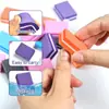 Mini Lixa de Unha Quadrada Pequena Esponja Quadrada Pequena Polimento e Modelagem Dupla Face Tira de Polimento Manicure Quadrada Pequena Atacado