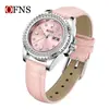 O'Fannie Reloj de Pulsera Diamante Fantasma Azul Verde Calendario para Mujer Luminoso Resistente al Agua Lujo Ligero Nicho Negocios Cuarzo Reloj para Mujer