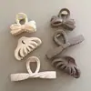 Color Caramelo Ola de Agua Lazo Pinza Agarradora Femenina Gama Alta 2025 Nuevo Pasador Versátil Pinza de Tiburón Accesorio para el Cabello